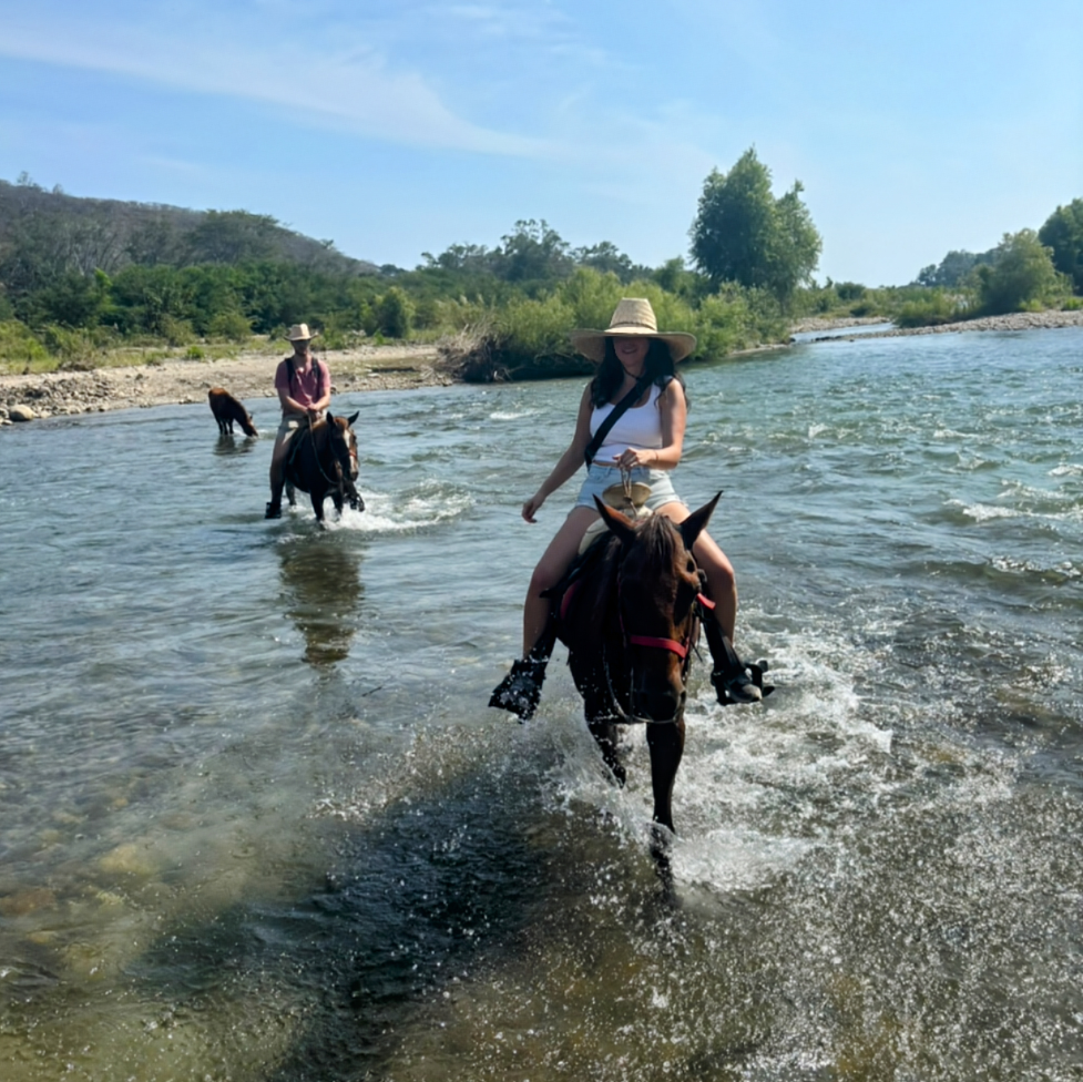 🐴Cabalgata tradicional: entré el río copalita y el mar 🌊 hasta 6 personas 3